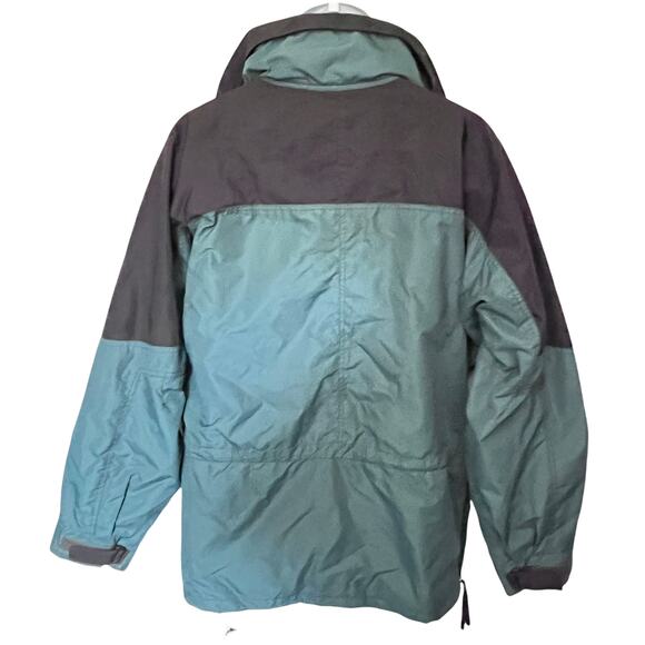 Columbia Anorak Pullover Men's Coat Size M Green Pullover 3/4 Zip Vintage 90s - Picture 7 of 14